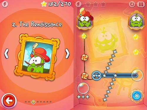 cut the rope screen 1